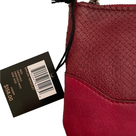 Frye Shiloh Leather wristlet red NWT - Picture 3 of 9
